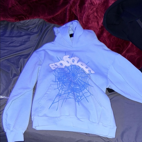 Blue Spider Pullover Sweater